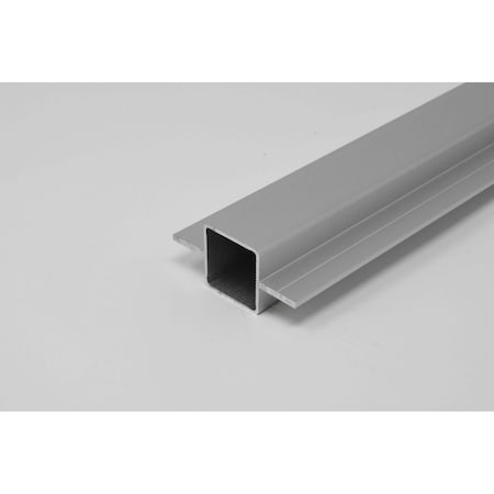 Eztube Extrusion for 1/4in Recessed Panel  White, 72in L x 1in W x 1in H, QR Both Ends 100-160-6 WH QR